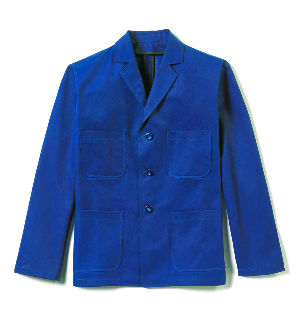 LOT 08: Mens Cobalt Blue Utility Jacket