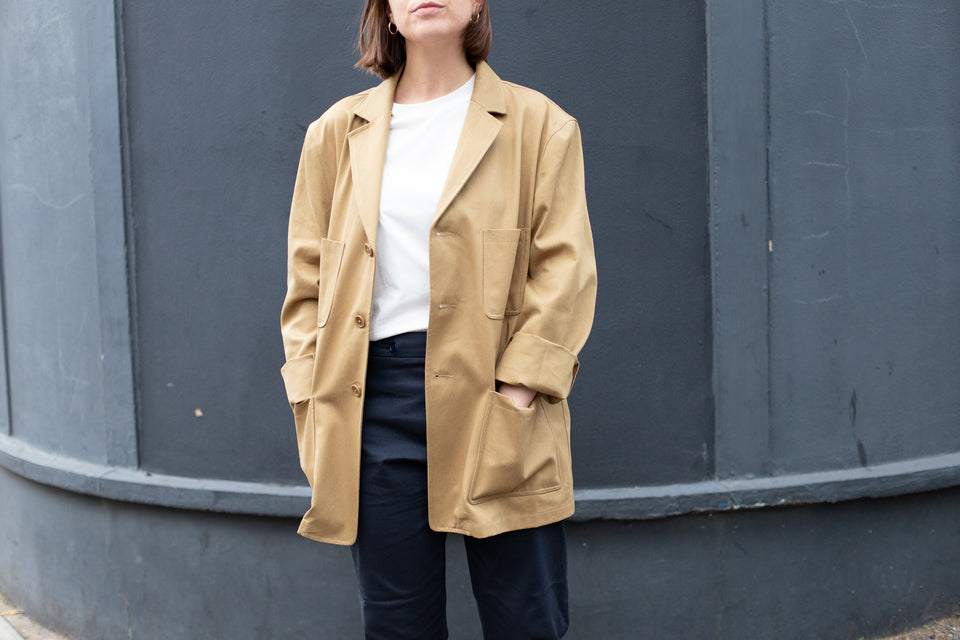 LOT 09: Mens Camel Utility Jacket