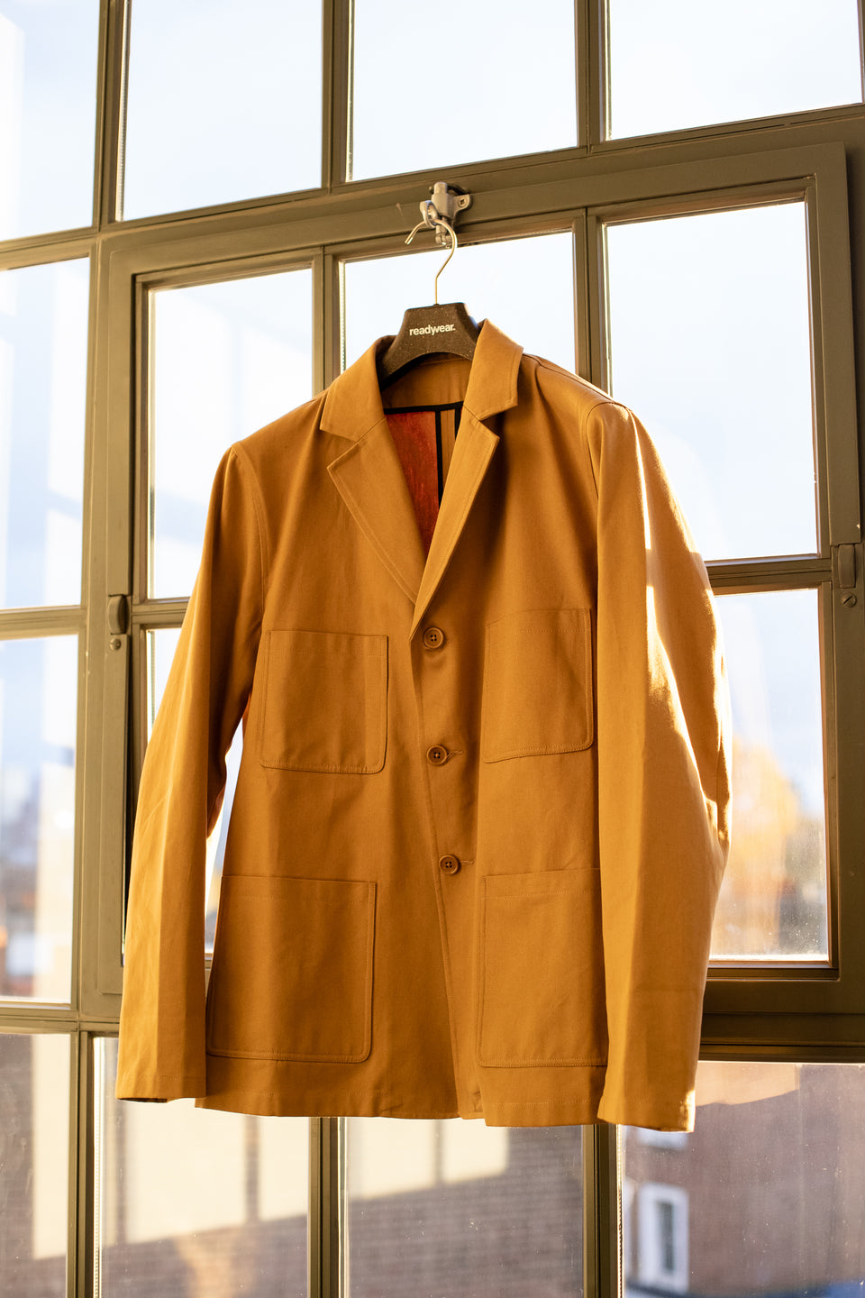 LOT 09: Mens Camel Utility Jacket