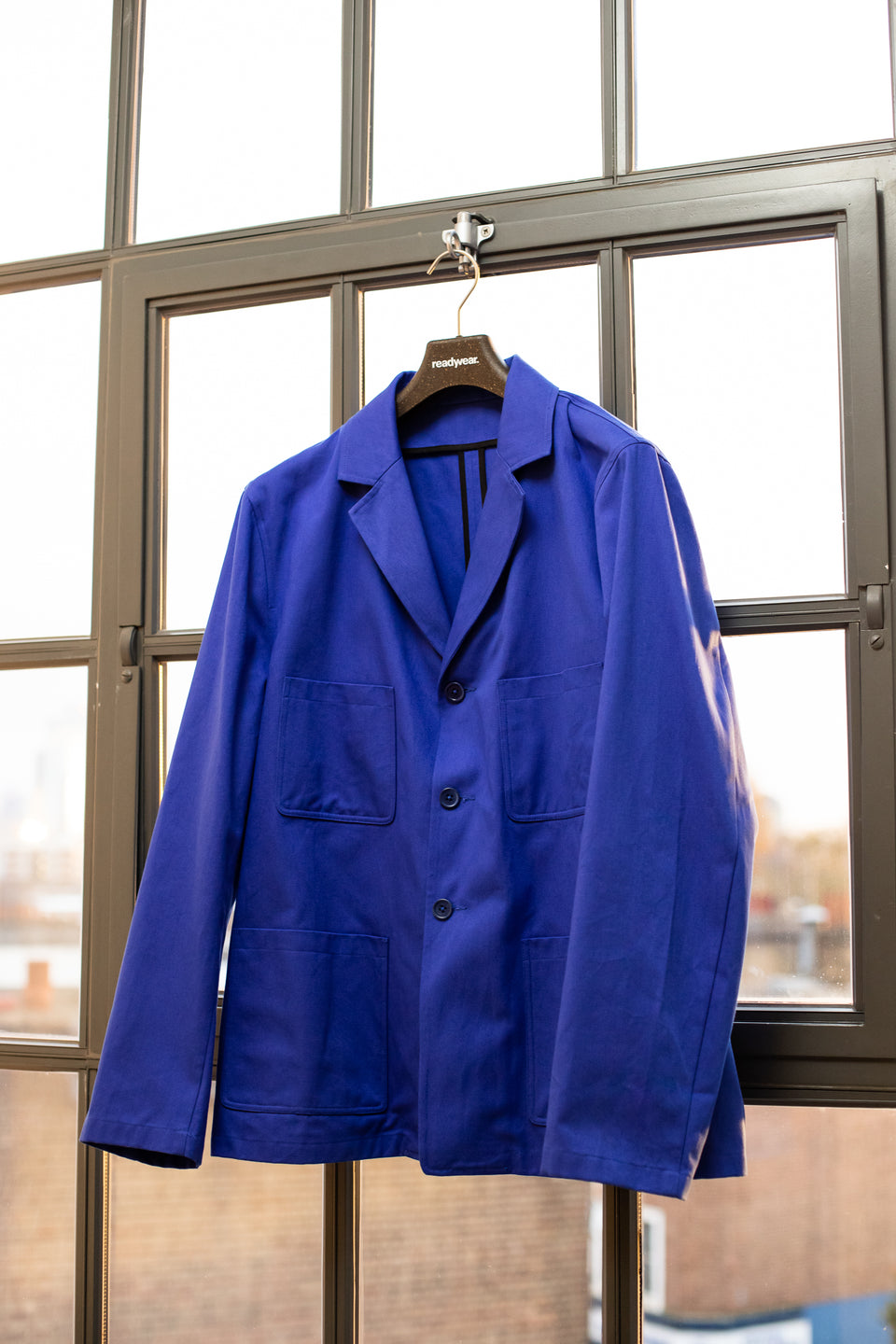 LOT 08: Mens Cobalt Blue Utility Jacket