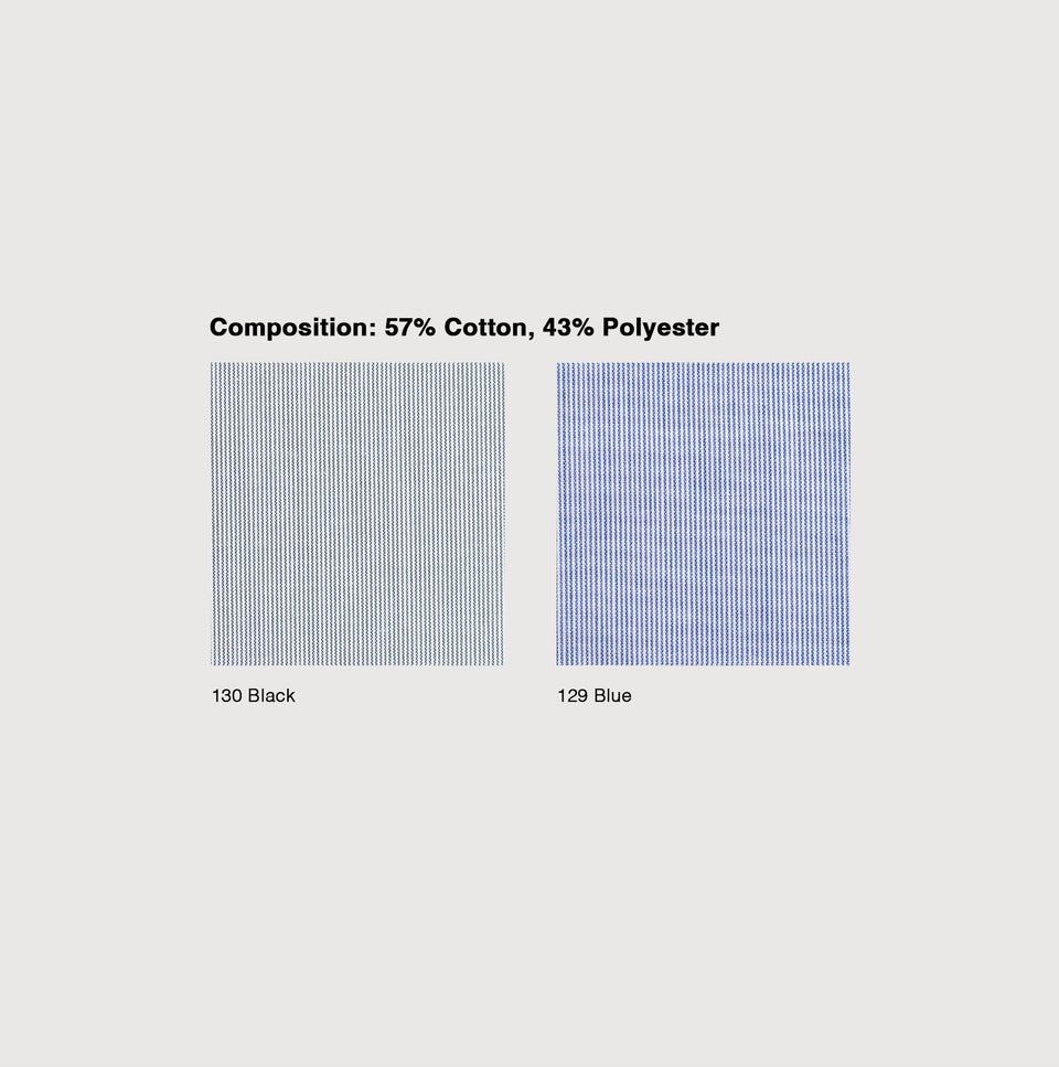 Female Plain Bib Shirt in Micro Stripe