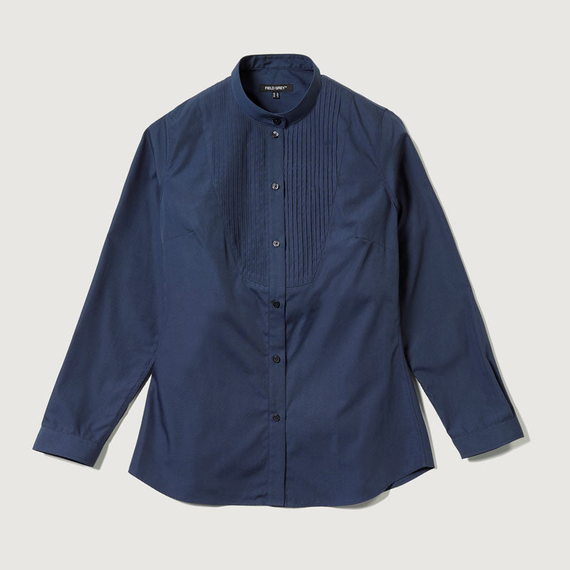 Female Pleated Bib Shirt