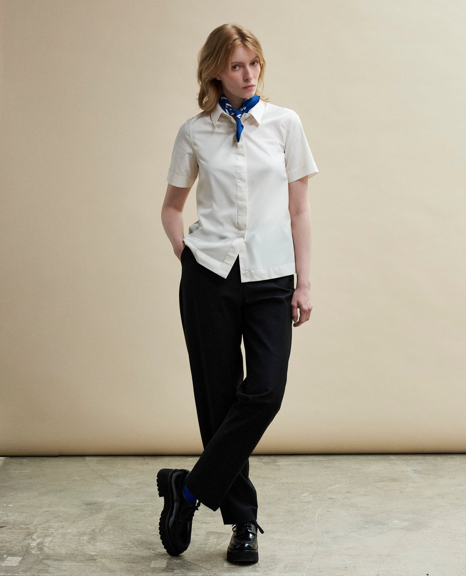 Female Straight Leg Formal Elasticated Waist Trouser