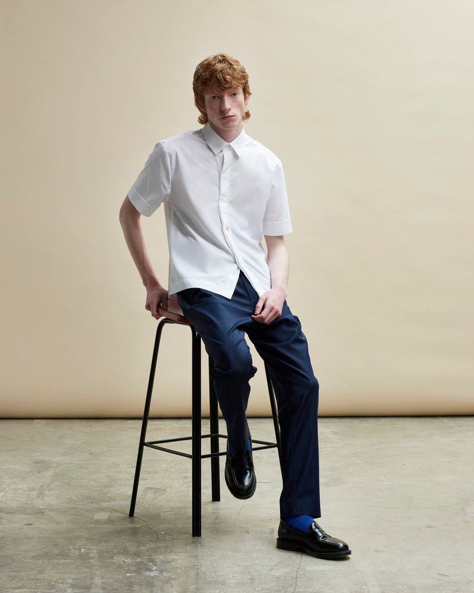 Male Straight Leg Formal Elasticated Waist Trouser