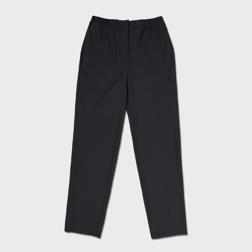 Female Straight Leg Formal Elasticated Waist Trouser