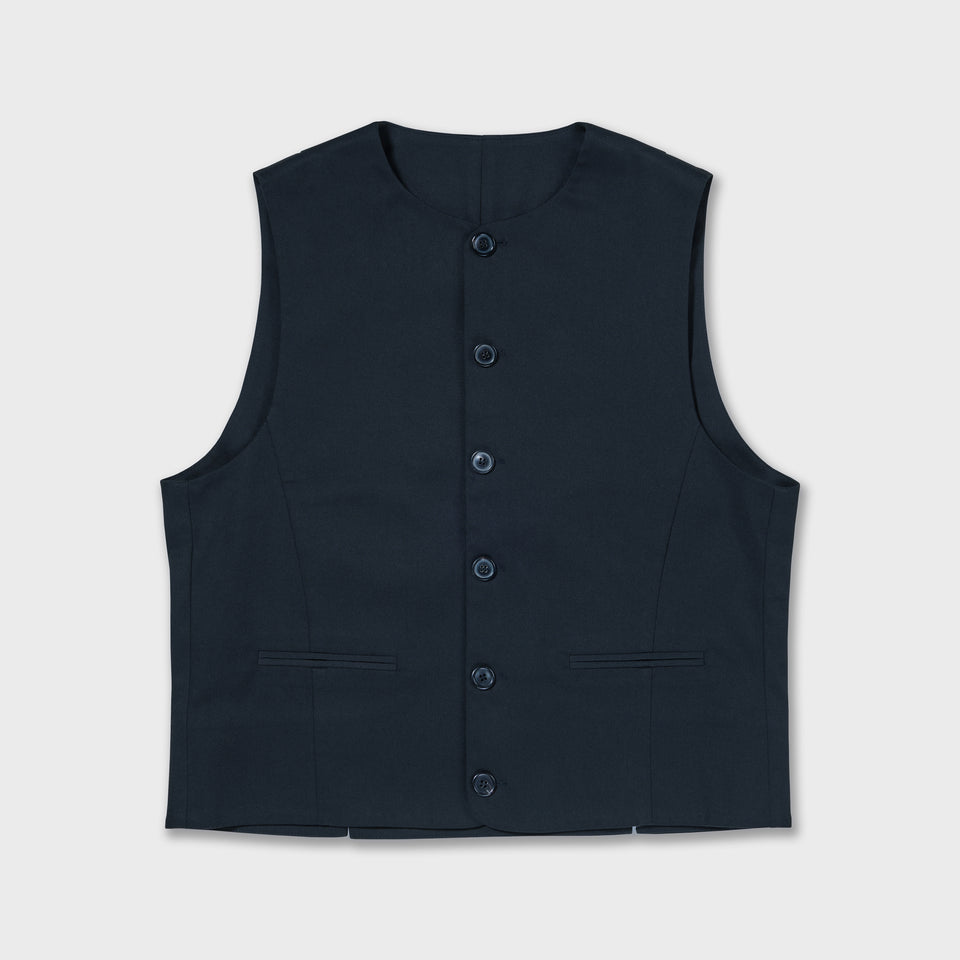 LOT 11: Navy Male Button Up Waistcoat