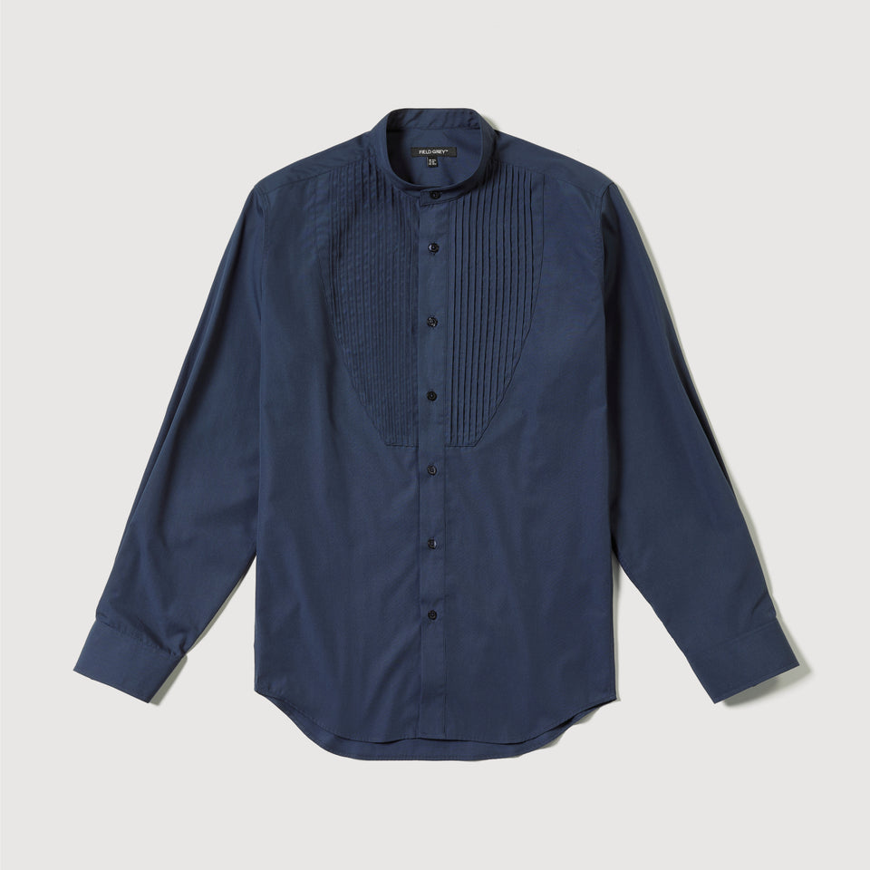 Male Pleated Bib Shirt