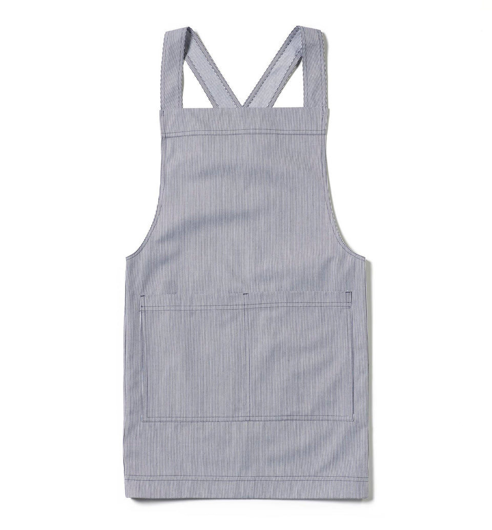Pinafore with Cross Back & Square Pockets